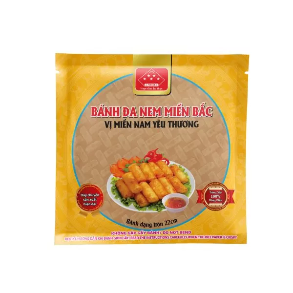 BÁNH ĐA NEM MIỀN BẮC ĐỎ 22CM x 70G