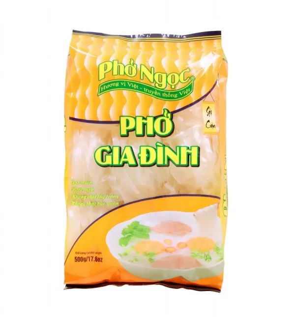 PHỞ GIA ĐÌNH 450G SỢI TRẮNG 6MM