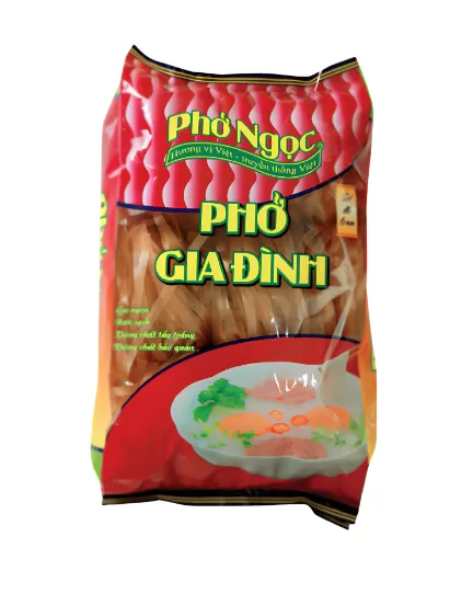PHỞ GIA ĐÌNH 450G SỢI ĐỎ 6MM