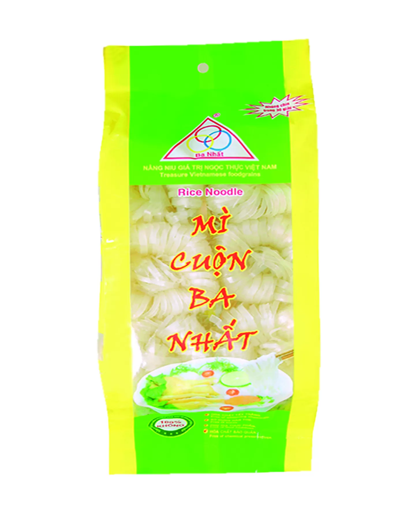 MÌ CUỘN BA NHẤT 300G SỢI TRẮNG 5MM