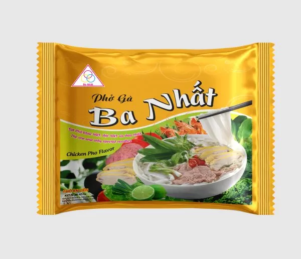 PHỞ GÀ ĂN LIÊN BA NHẤT 65G